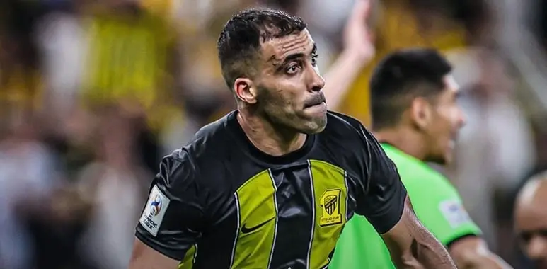 حمد الله يواصل تألقه ويسجل هدفا قاتلا لاتحاد جدة في دوري أبطال آسيا